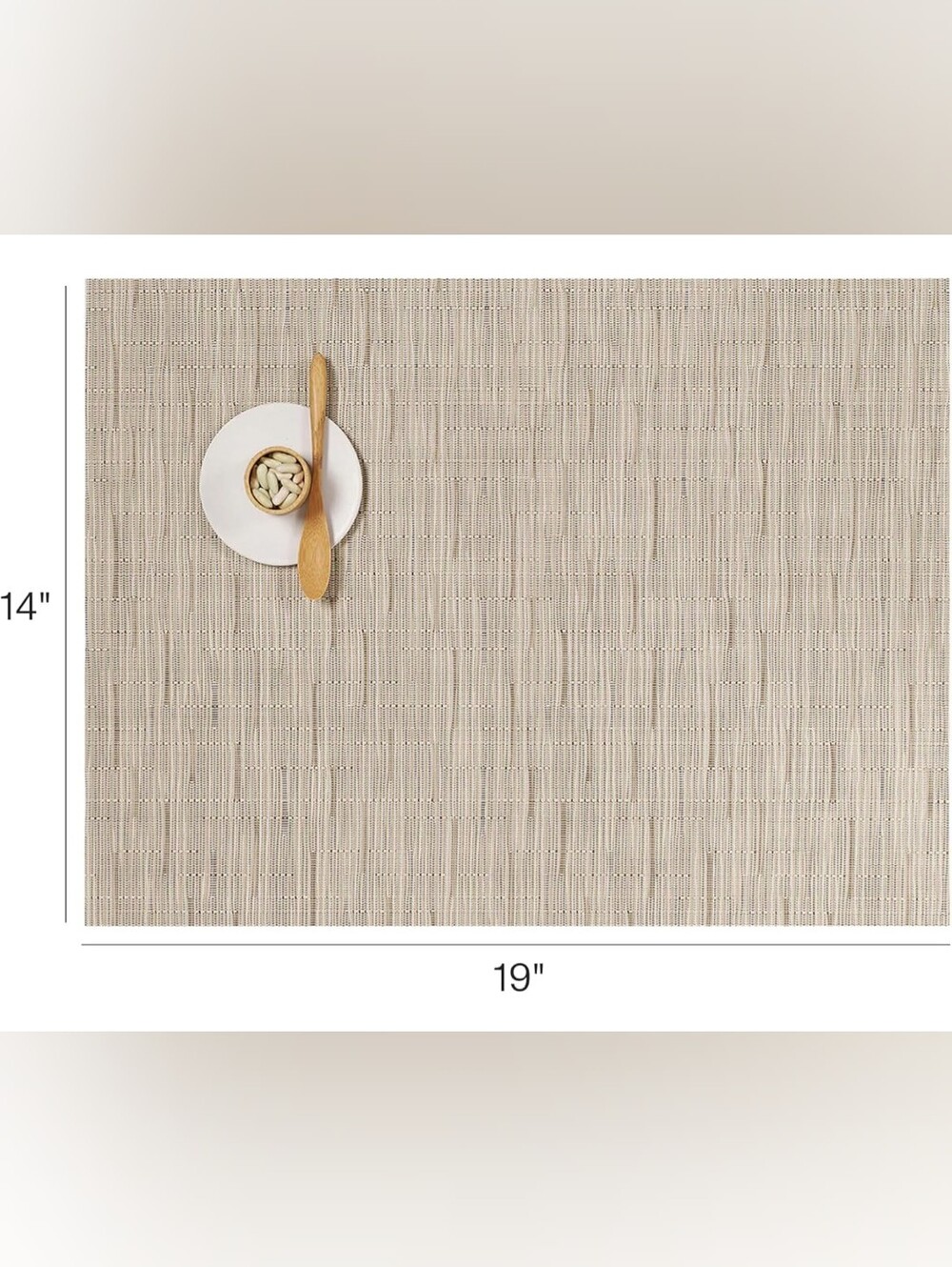 Chilewich 14x19 Placemats Bamboo Oat